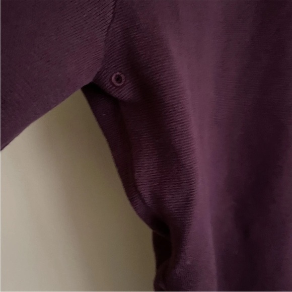 Victorinox Sweater Men's Burgundy 1/4 Zip Patched Elbows Shoulder Cotton Blend M - Picture 5 of 8
